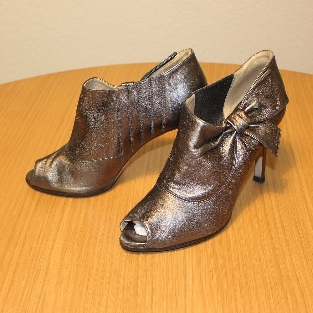 Silver Valentino Heels 37